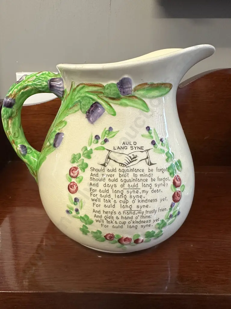 Fieldings Crown Devon Musical Jug H18cm. Image 1++