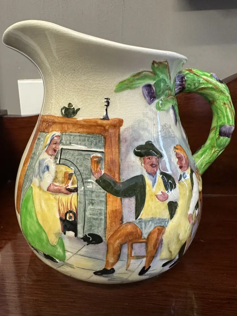Fieldings Crown Devon Musical Jug H18cm. Image 1++