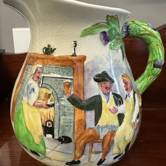 Fieldings Crown Devon Musical Jug H18cm.