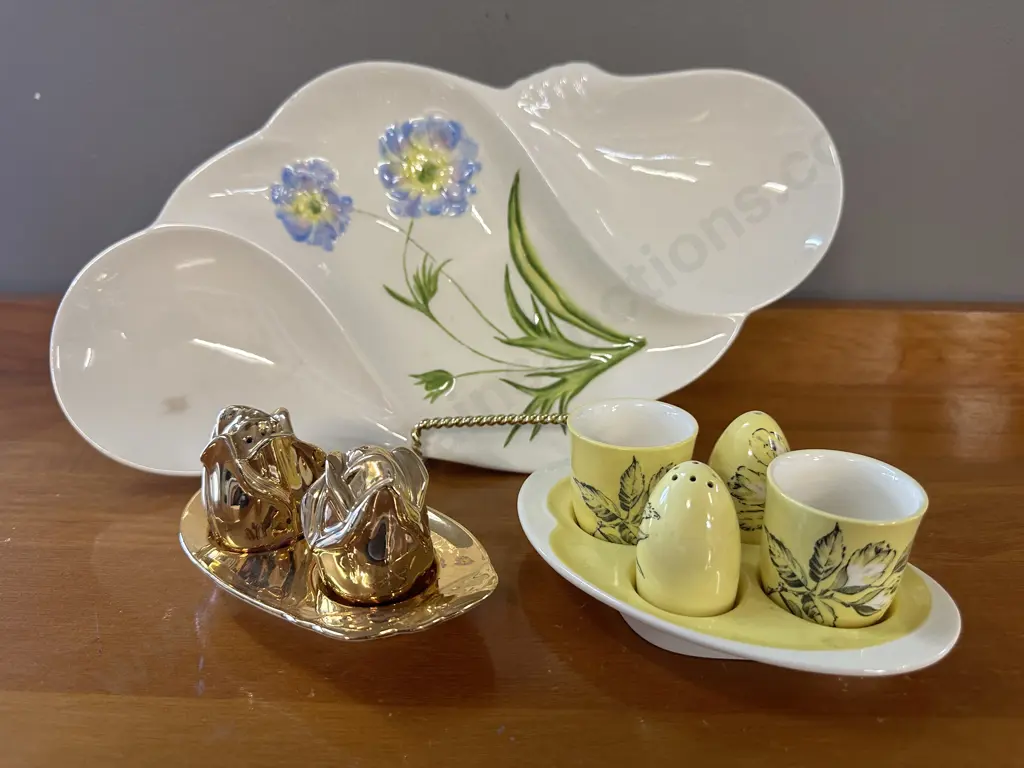 Royal Winton China Items Including Platter & Condiments Set Image 1++