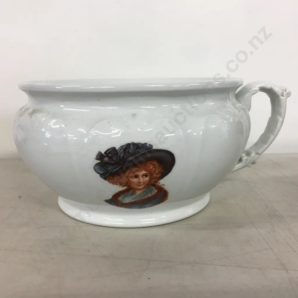 Johnson Bros Royal Ironstone Ware Chamber Pot H13, Dia22cm. Image 1++