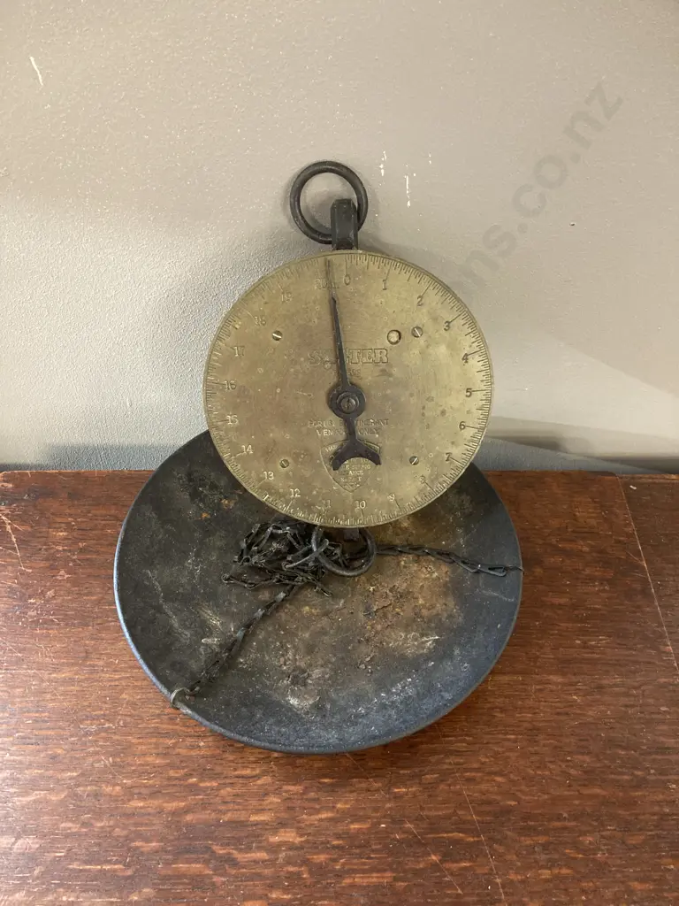 Vintage Salter 235T Spring Balance Scales 20LB x 1oz Image 1++