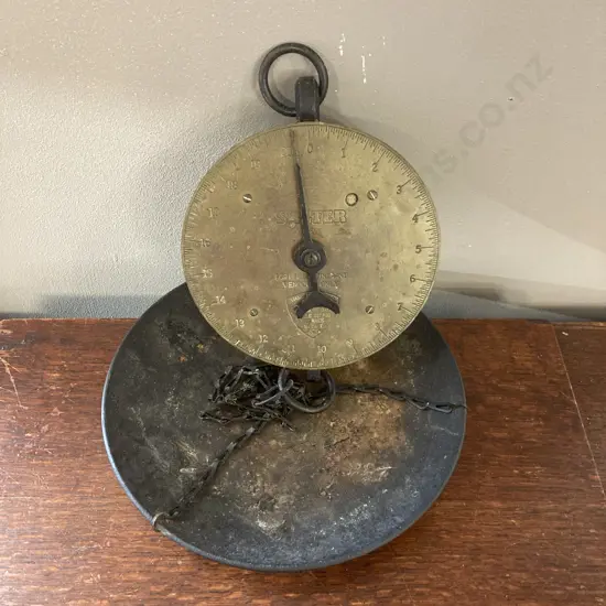 Vintage Salter 235T Spring Balance Scales 20LB x 1oz