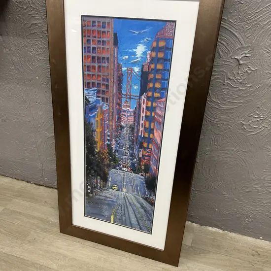 Framed Artwork Tall Buildings