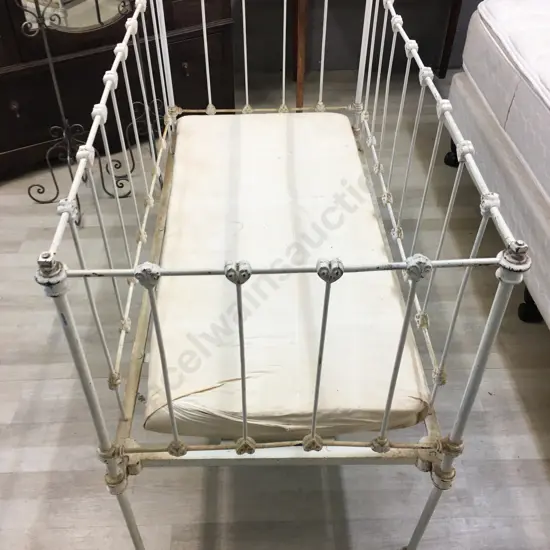 Antique Iron Child's Cot
