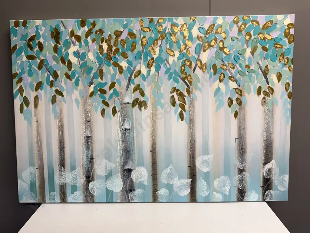 Picture On Canvas 'Trees' 80 x 120cm Image 1++