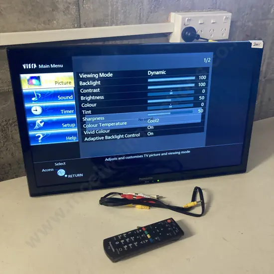 Panasonic TH-L24XM6Z 24" Viera LED TV With Remote (No Stand)