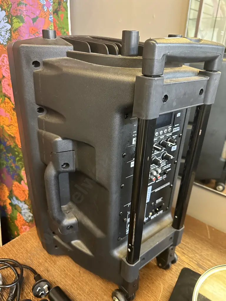 QTX QX12PA-PLUS 12" Portable PA Speaker with Bluetooth & 4 Wireless Microphones Image 1++