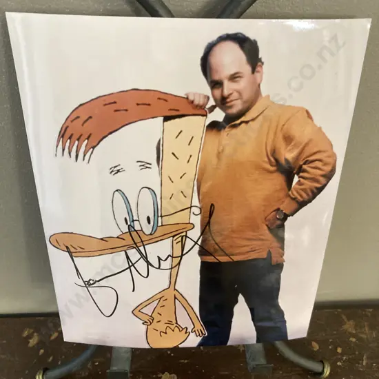 Jason Alexander Signed Duckman 25 x 20cm Photo