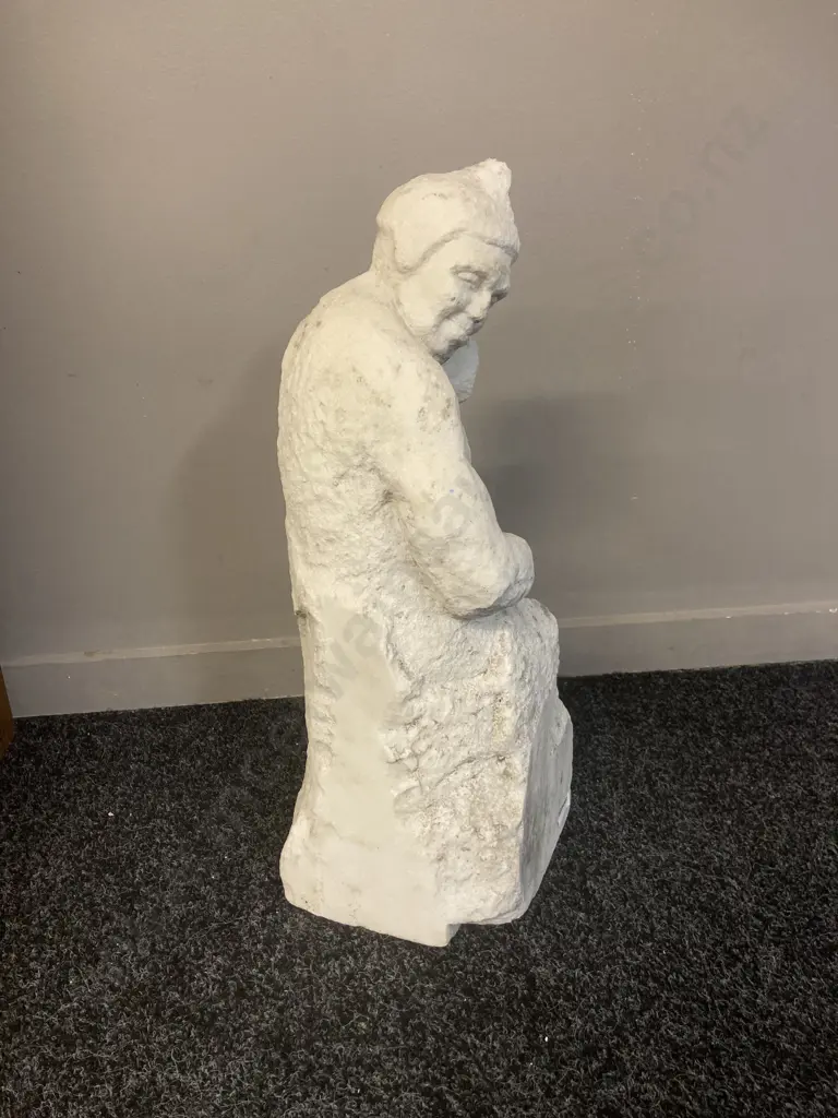 Marble? Figurine. H40 W18 D17cm Image 1++