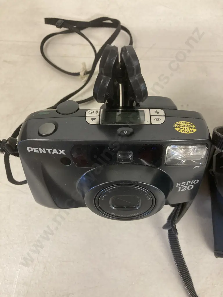 Pentax Espio 120 & Konica Z-up 28W Zoom Point & Shoot 35mm Film Cameras (Sold With -0125) Image 1++