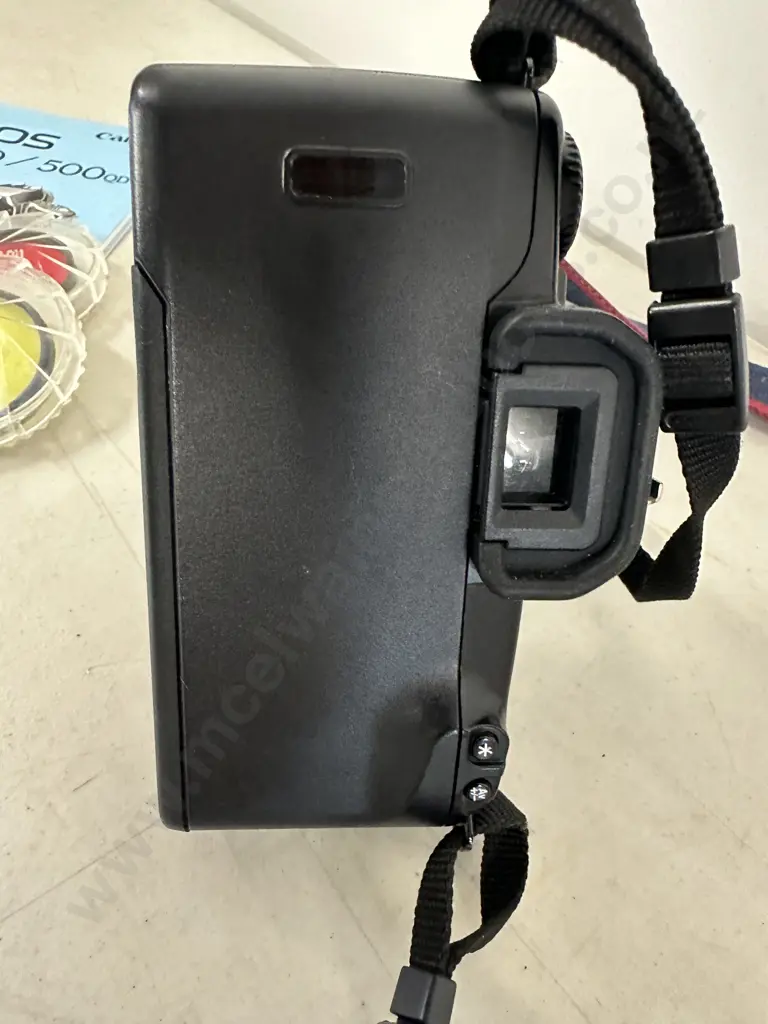 Canon EOS 500 35mm SLR Film Camera 35-80mm Lens - Black, Manual, Filters Etc Image 1++