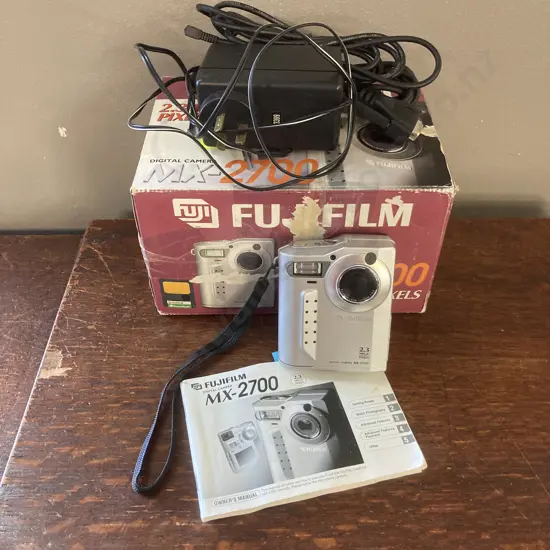Fujifilm MX 2700 2.3 MP Digital Camera - Silver With Manual, Box Etc