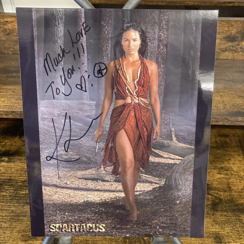 Katrina Law 'Spartacus' Signed 10 x 8" Photo Image 1++