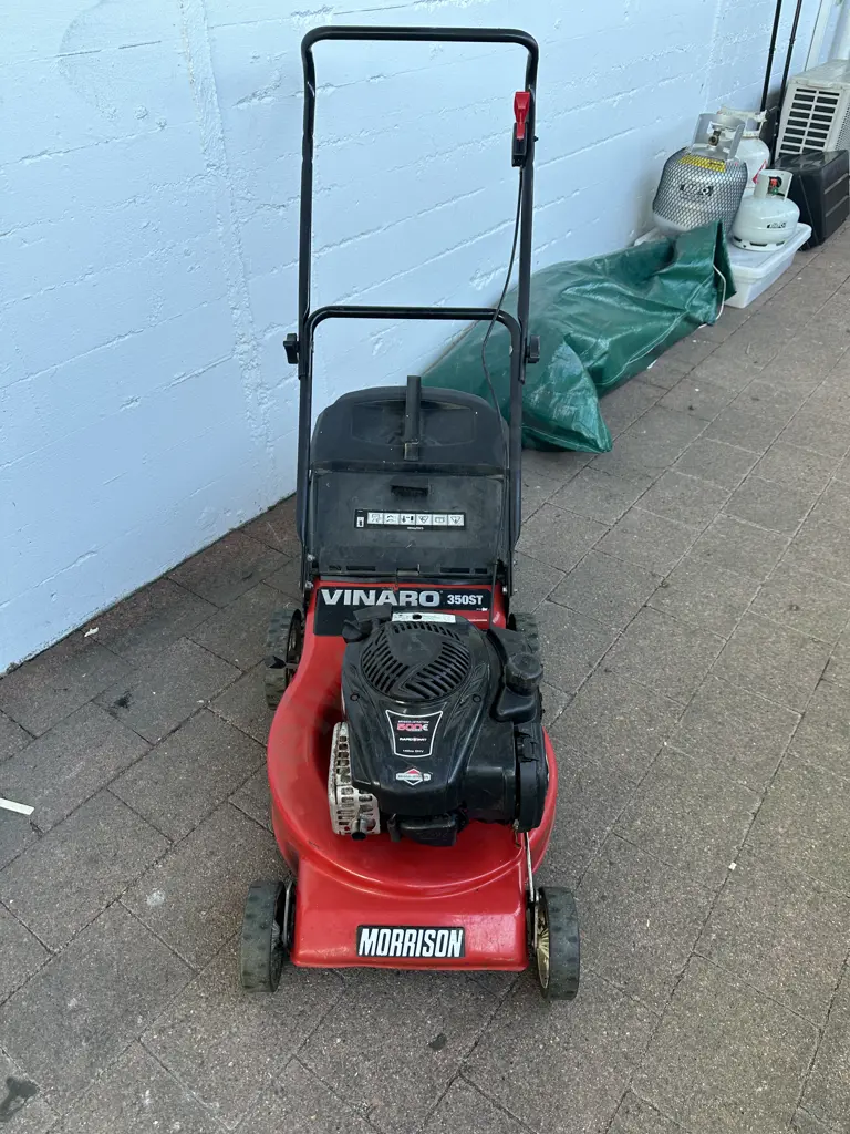 Morrison Vinaro 350ST Lawnmower With Catcher, B&S 500E, 140cc Image 1++