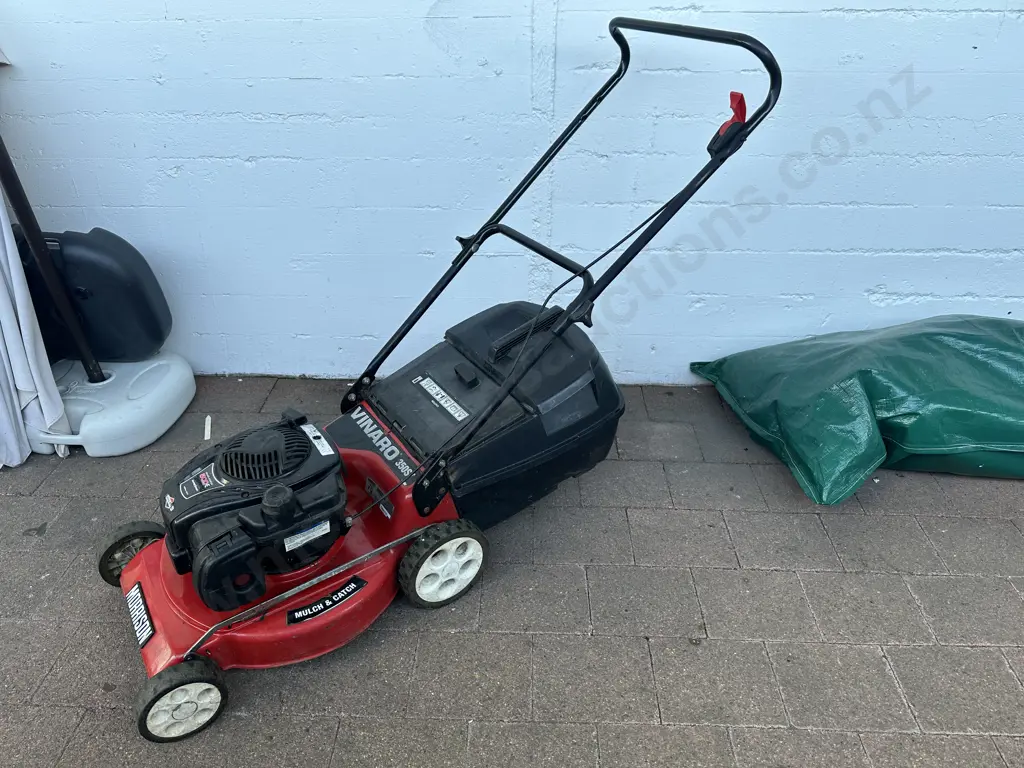 Morrison Vinaro 350ST Lawnmower With Catcher, B&S 500E, 140cc Image 1++
