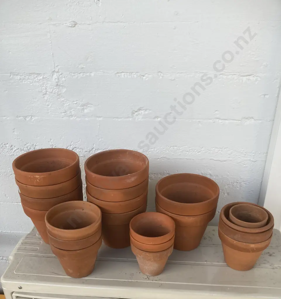 Large Selection Of Terracotta Pots Image 1++