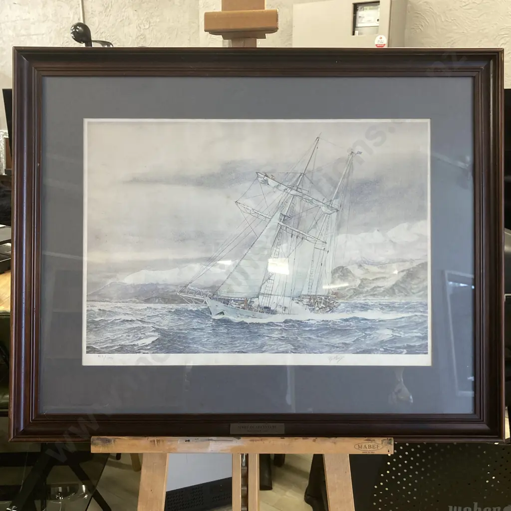 "Spirit Of Adventure" by Roger Morris Signed Limited Edition Print 612/1000, 65 x 82cm Glazed Framed Image 1++