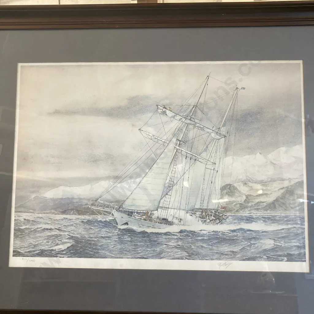 "Spirit Of Adventure" by Roger Morris Signed Limited Edition Print 612/1000, 65 x 82cm Glazed Framed Image 1++