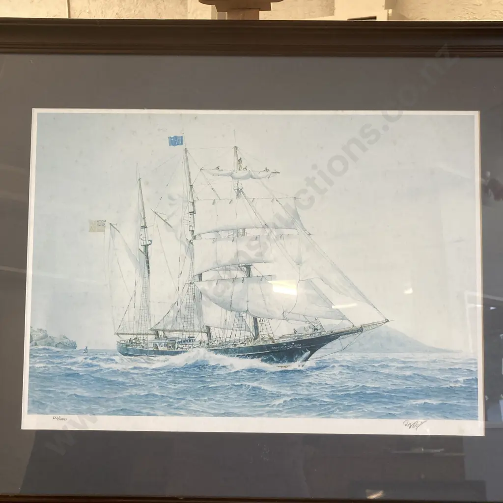 "Spirit Of New Zealand" by Roger Morris Signed Limited Edition Print 612/1000, 65 x 82cm Glazed Framed Image 1++