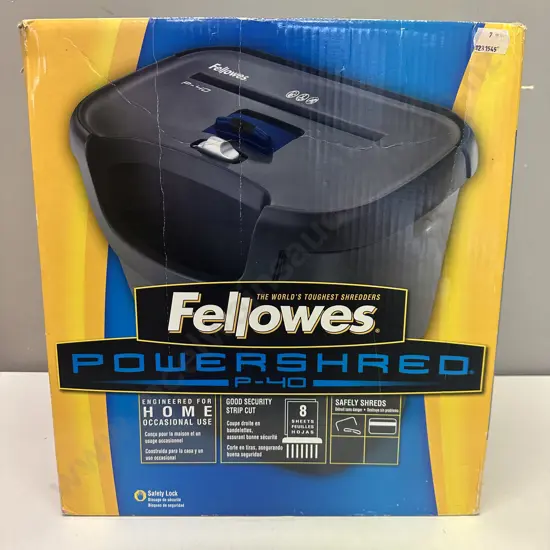 Fellowes Power Shred P-40 Paper Shredder
