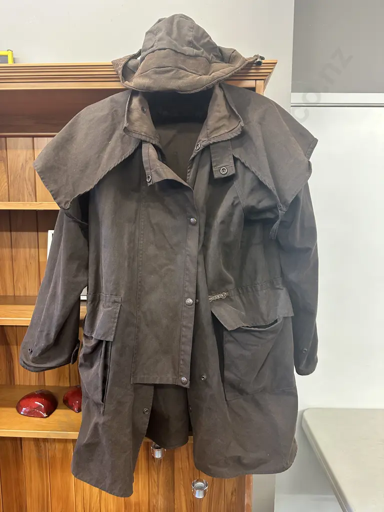 Driza-Bone Oilskin Short Coat Size Small Image 1++