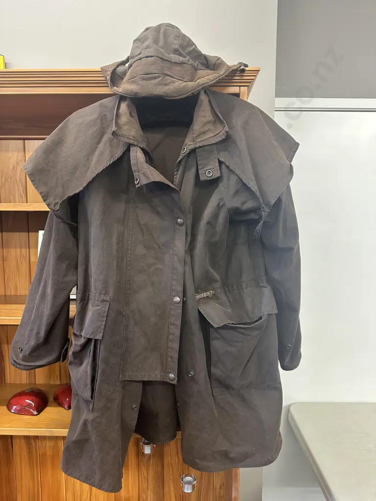 Driza-Bone Oilskin Short Coat Size Small Image 1++