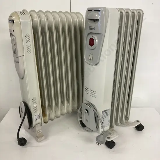 Goldair 9 Fin & Delonghi 5 Fin Oil Heaters