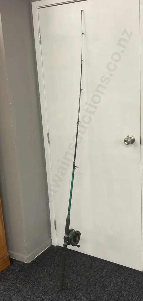Alvey 456 Trolling Reel With a Jarvis Walker National 6'6" Boat Rod 3-7 Kg Med Action Image 1++
