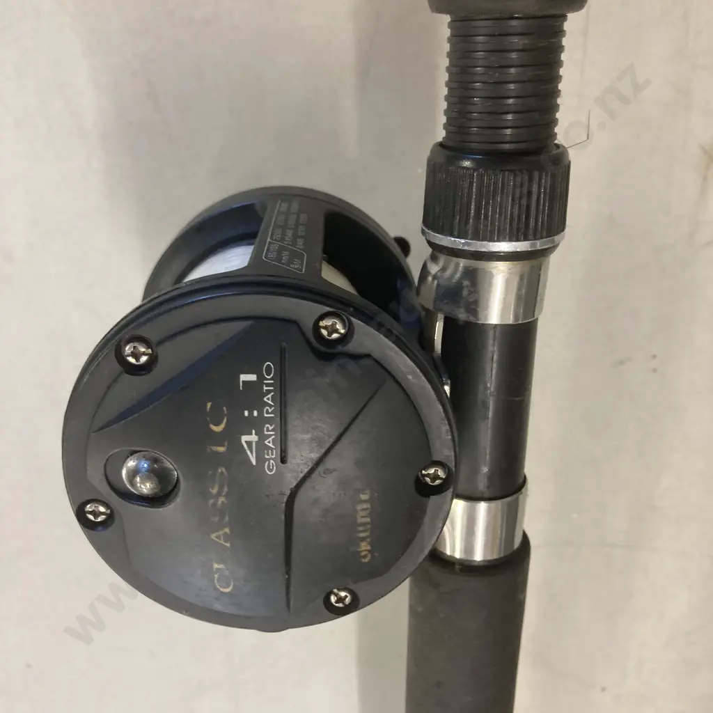 Okuma Classic 4:1 Reel With a Tackle King Rod Image 1++