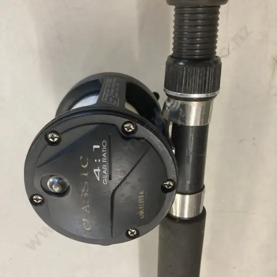 Okuma Classic 4:1 Reel With a Tackle King Rod