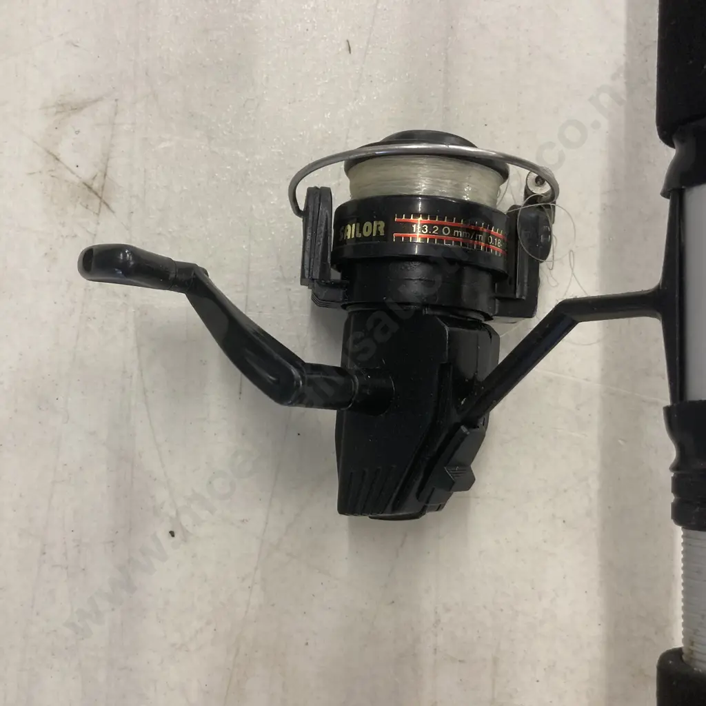 Vintage Sailor 111 Reel With Telescopic Rod Image 1++