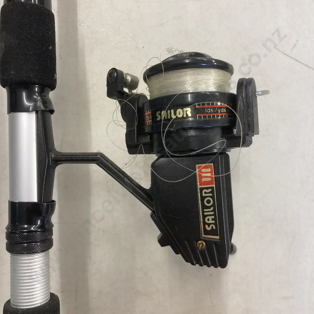 Vintage Sailor 111 Reel With Telescopic Rod Image 1++