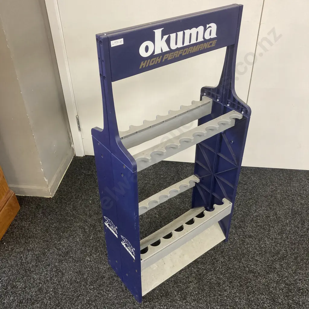 OKUMA "High Performance" Fishing Rod Rack for 16 Rods Image 1++