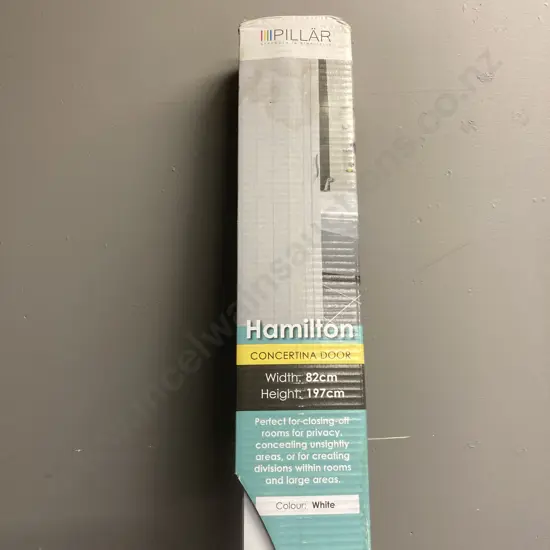 Hamilton Concertina Door 197 x 82cm White