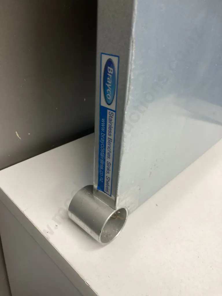 2 x Stainless Steel Shelves, 120 x 30 Wall Mount & 140 x 48 Image 1++