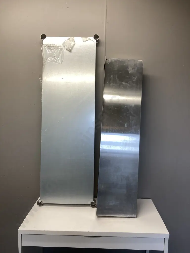 2 x Stainless Steel Shelves, 120 x 30 Wall Mount & 140 x 48 Image 1++