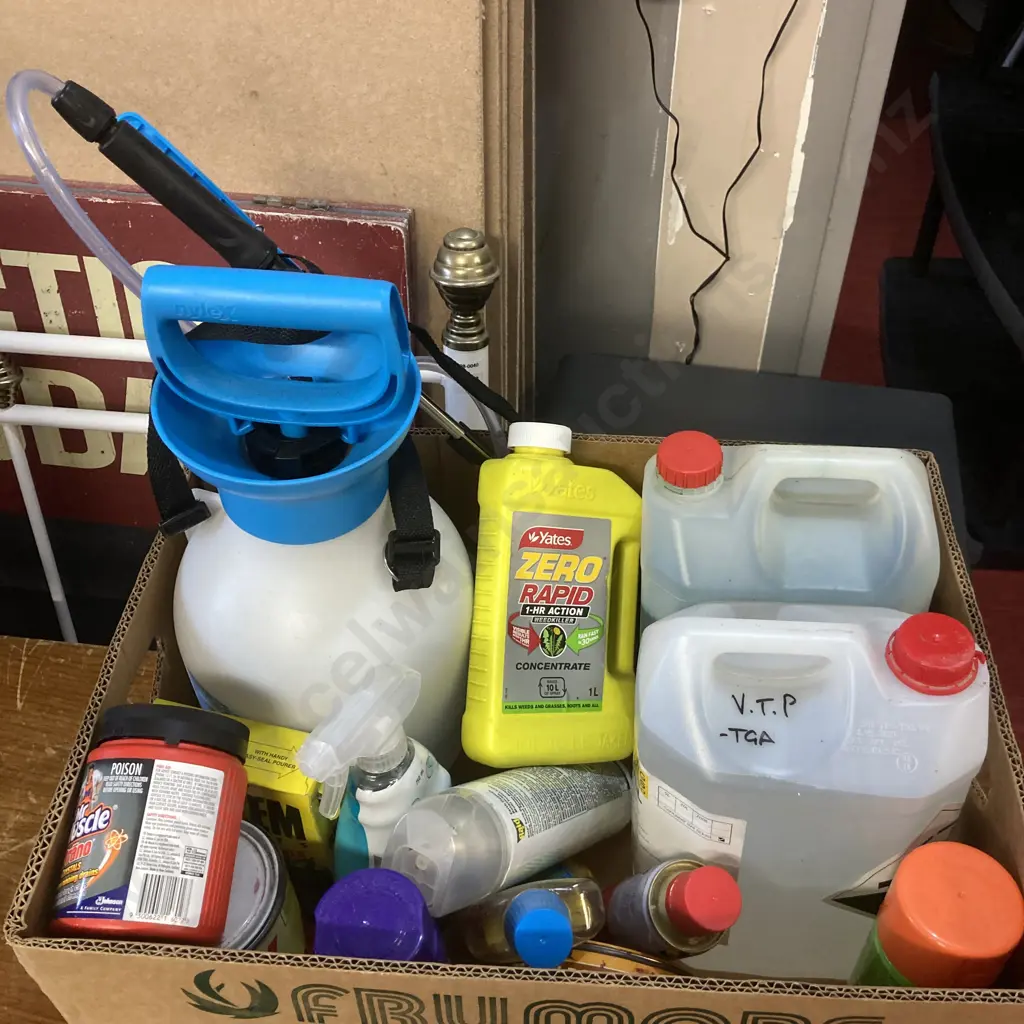 Box lot Sprayer, Chemicals, Cleaners, Polish Etc Image 1++