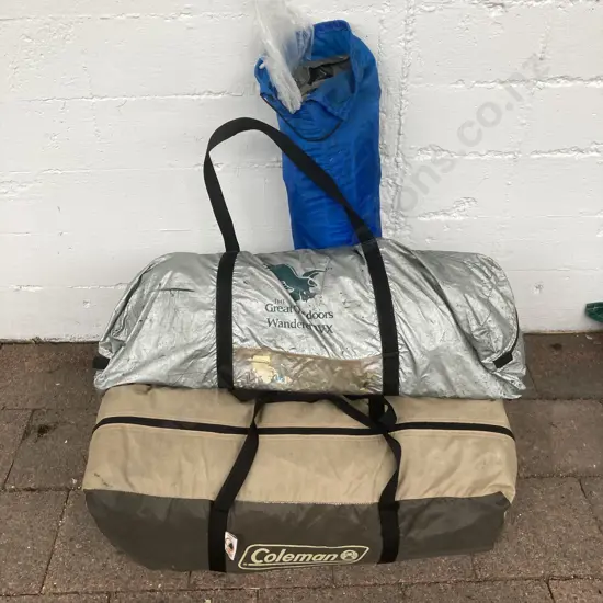 Tents Coleman Top Ender 4, The Great Outdoors Wanderer 3VX (Incomplete?) Etc