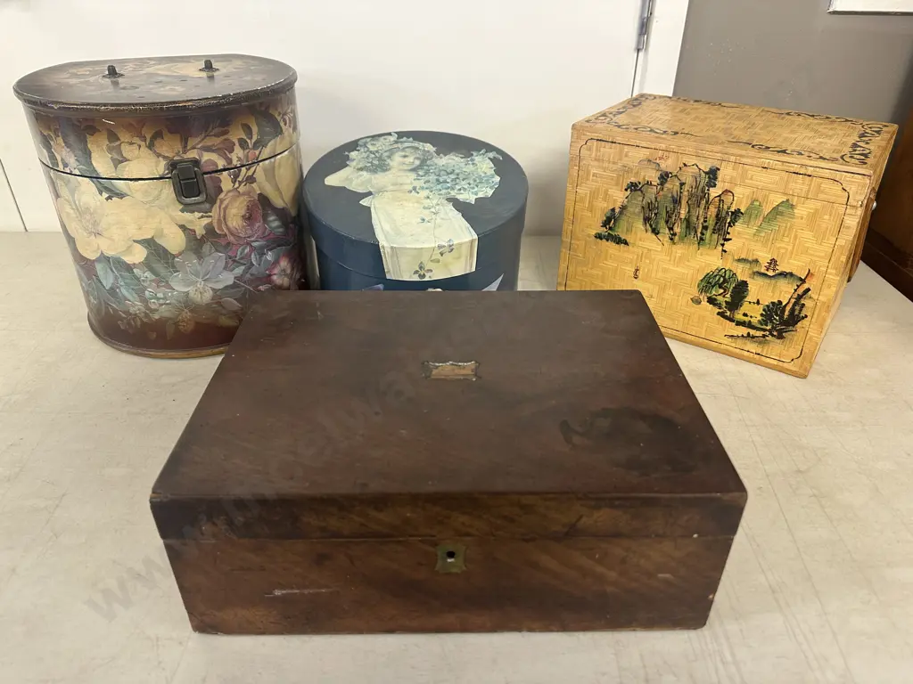 Assortment of Vintage Storage Boxes (Some As Found) Image 1++