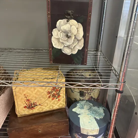 Assortment of Vintage Storage Boxes (Some As Found)