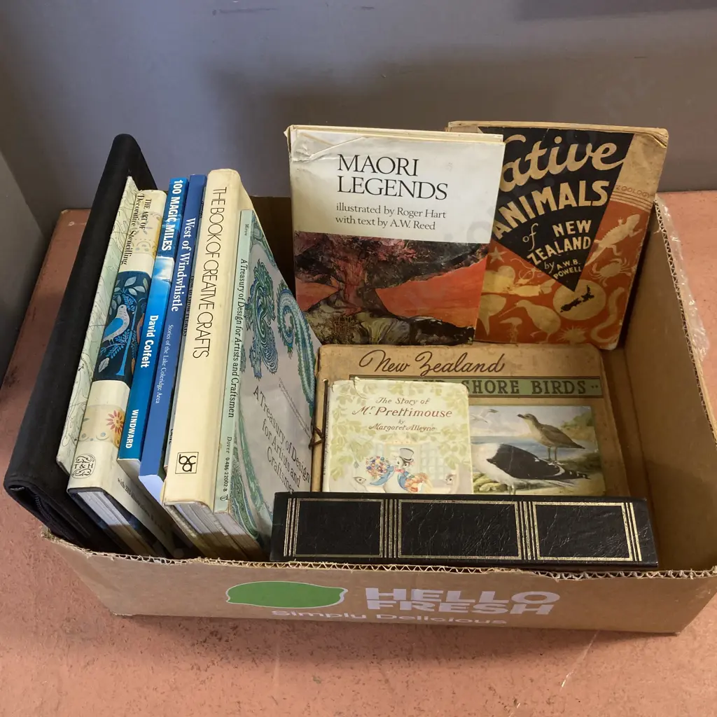 Box Lot Books, Photo Album Etc Image 1++