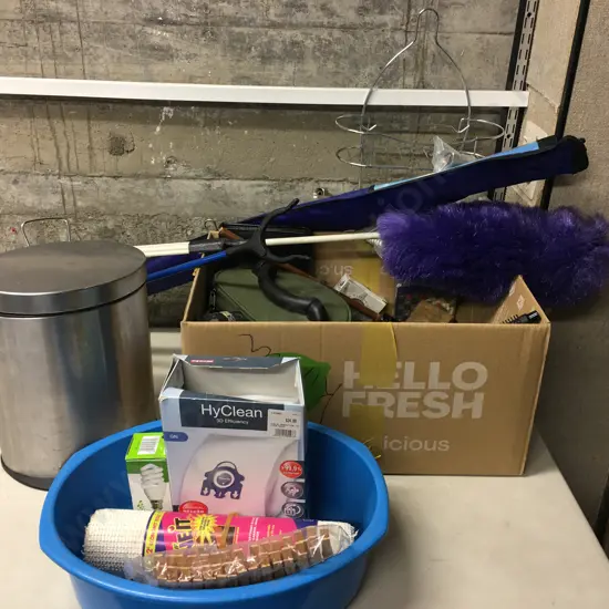 Assorted Sundries, Games, Kite, Bathroom Items Etc