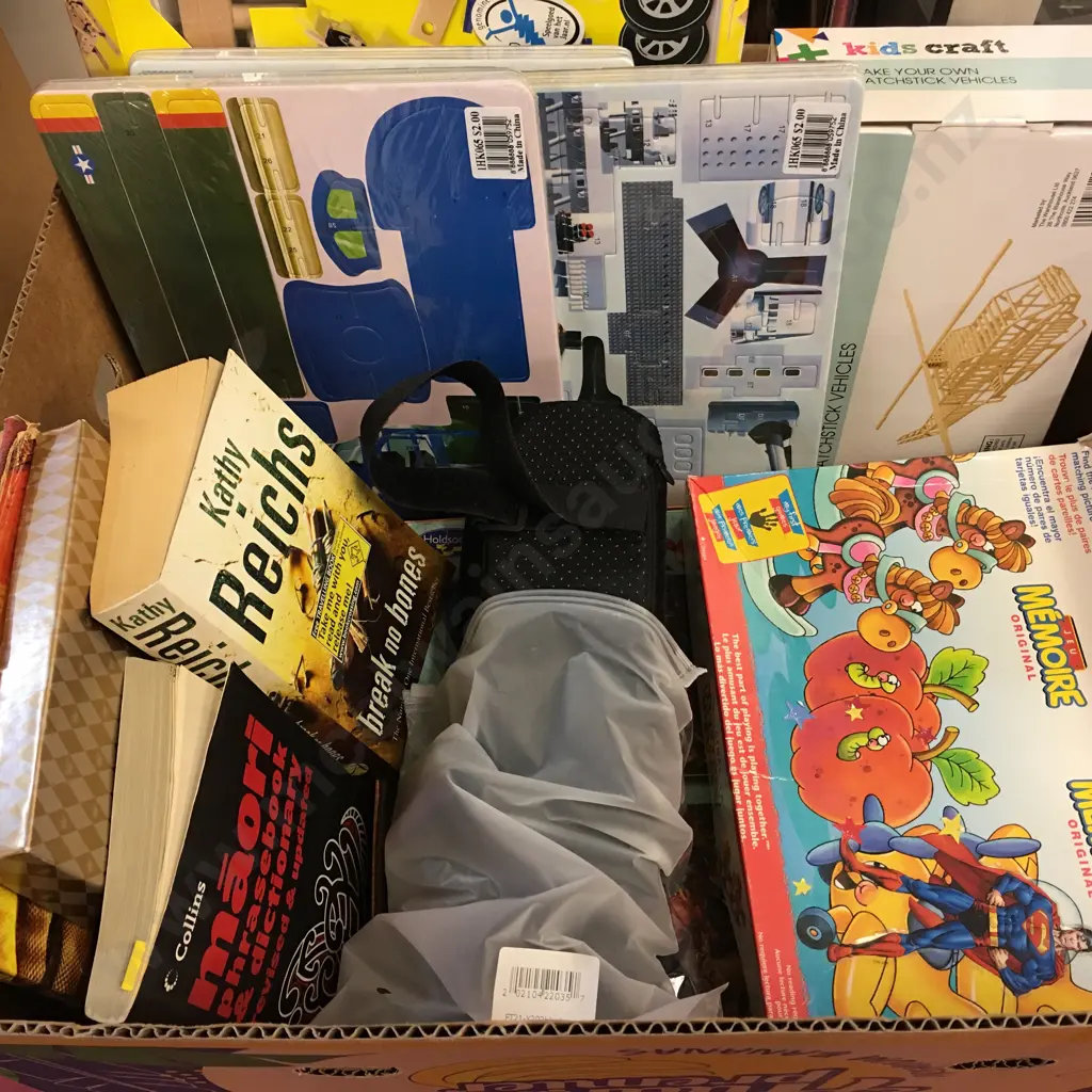 Assorted Books, Shoes, Puzzles Etc Image 1++