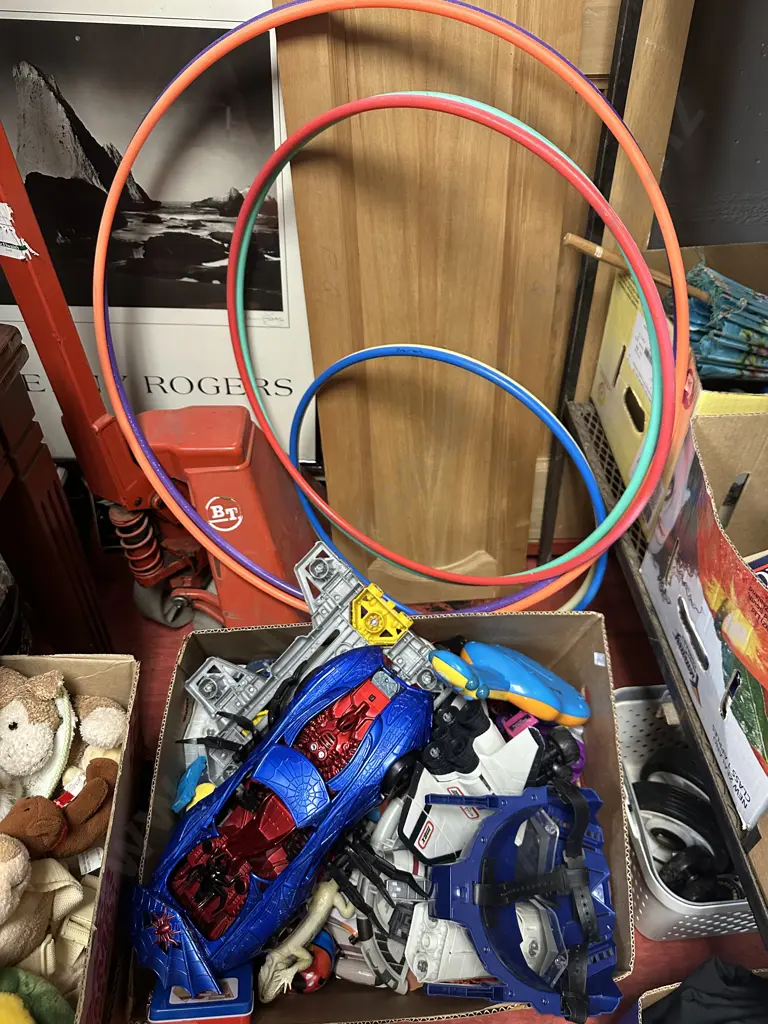 Hoola Hoops & Box Of Toys Image 1++
