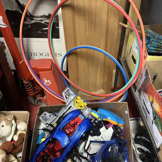 Hoola Hoops & Box Of Toys