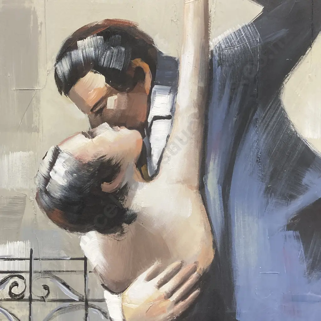 Original Tango Oil On Canvas. 120 x 90cm Image 1++