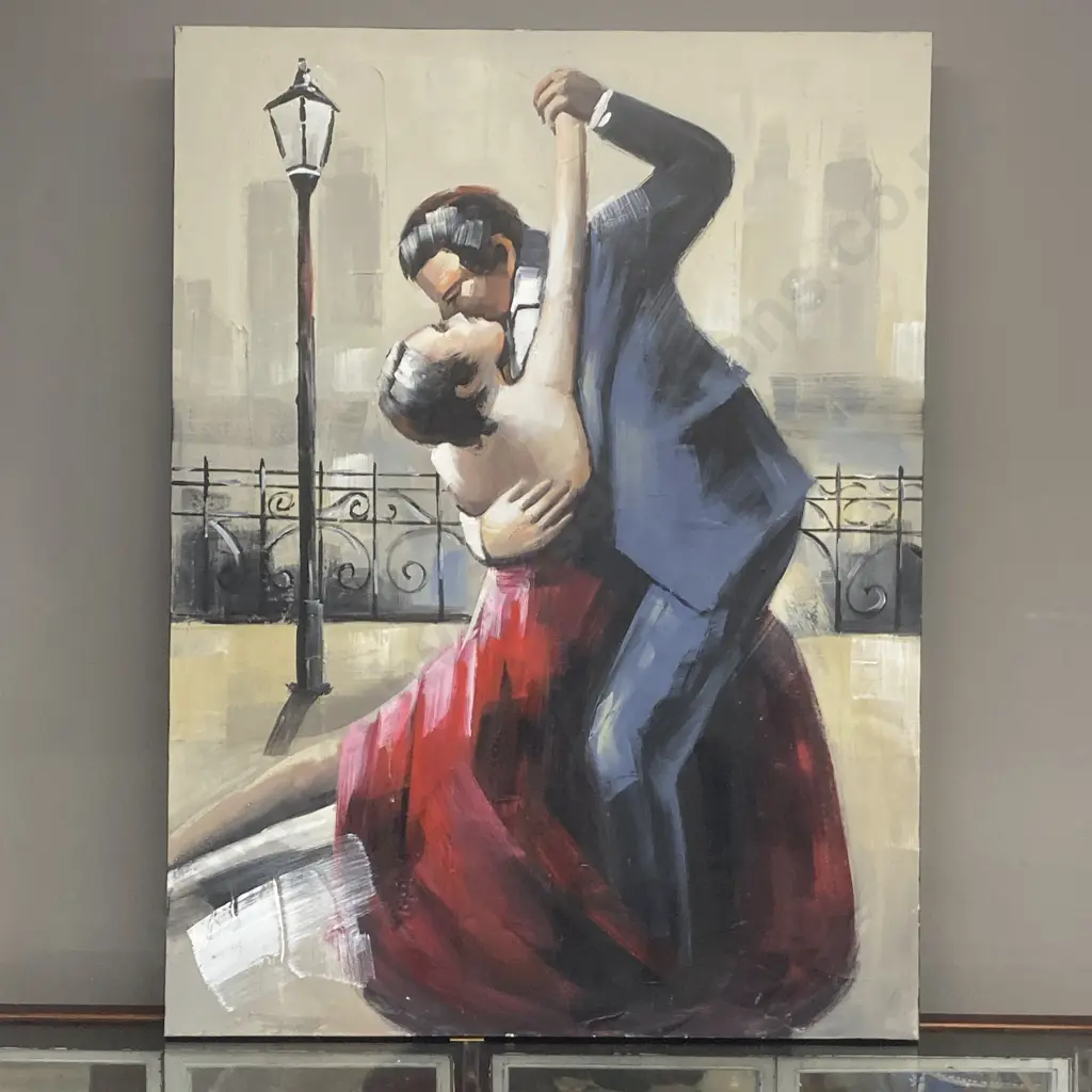 Original Tango Oil On Canvas. 120 x 90cm Image 1++