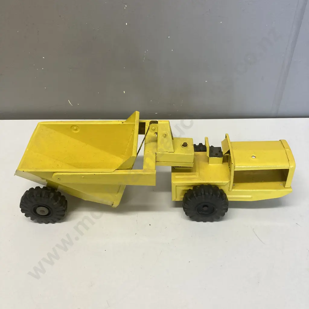 Rare 1950s BOOMAROO Australia Tournarocker Tin Toy. L45cm Image 1++