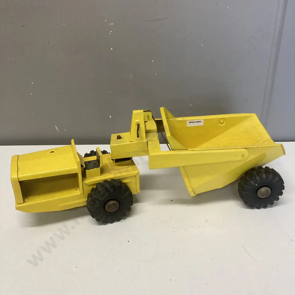 Rare 1950s BOOMAROO Australia Tournarocker Tin Toy. L45cm Image 1++